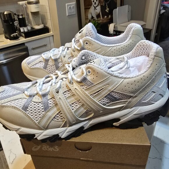 Asics Sportstyle Gel-Sonoma 15-50 White Grey Running Shoes 1201A438-101 Men 10.5 - Picture 7 of 15